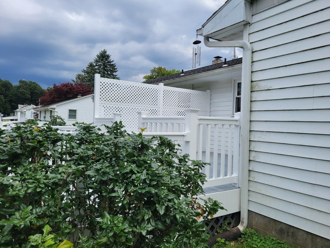 White Deck Side View — Red Lion, PA — Dallastown Roofing & Contracting