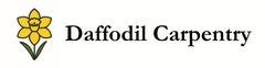 Logo for Daffodil Decor: yellow daffodil beside black script text on a white background.