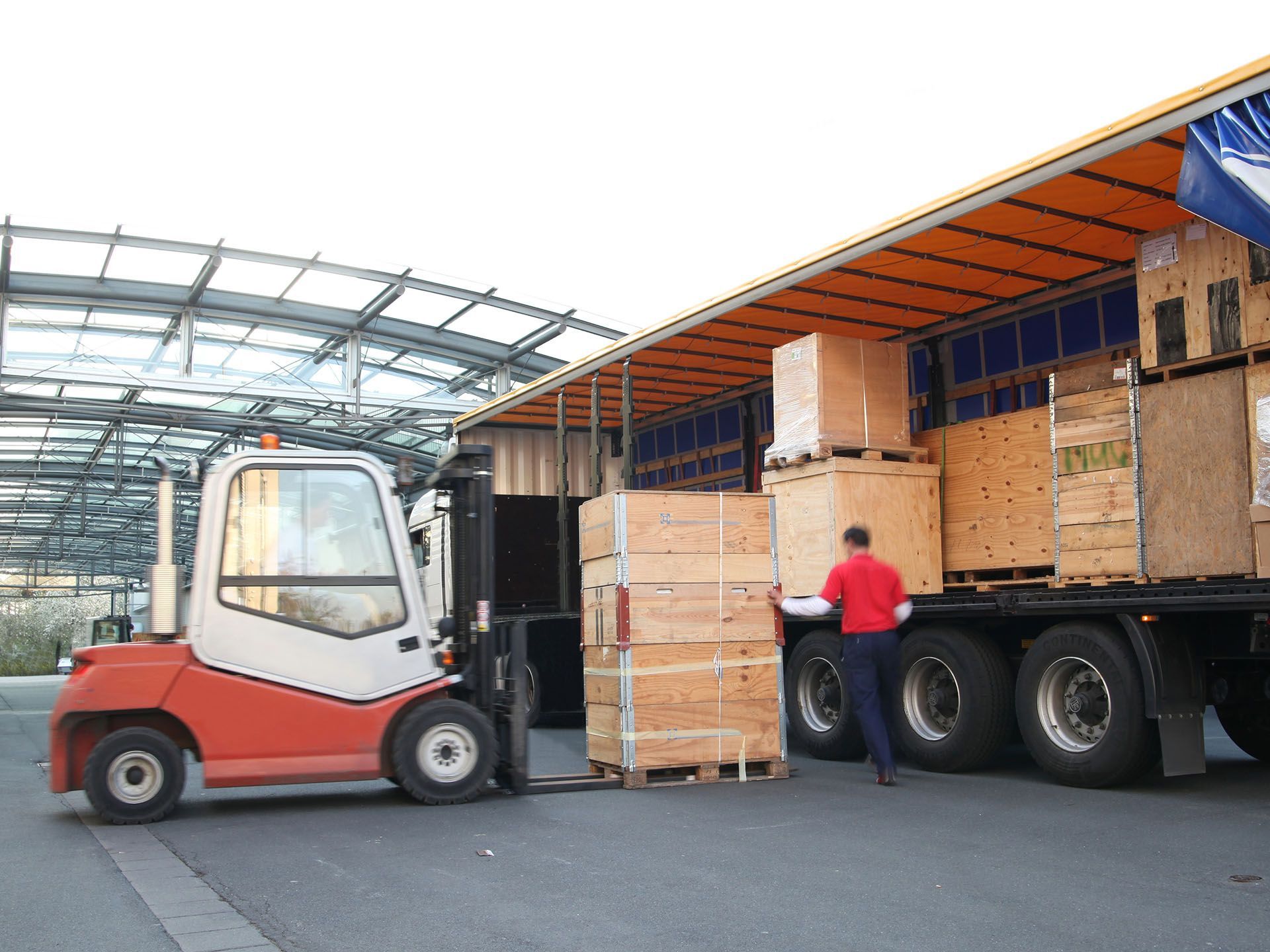 palletise transport loading
