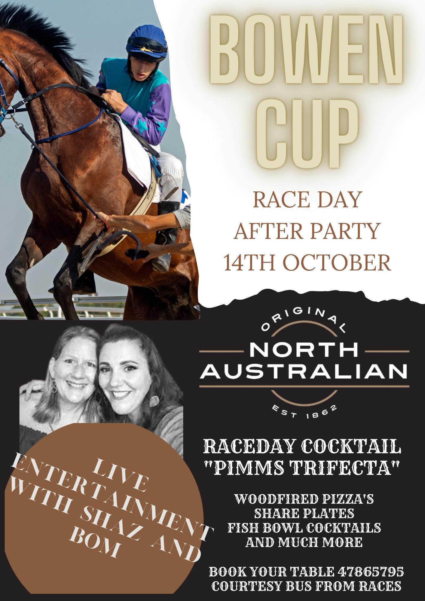 A Poster For The Bowen Cup Race Day After Party — Original North Australian in Bowen, QLD