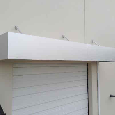 Awning Above Roll-up Door  - Glen Gardner, NJ - Canopy Erectors, Inc
