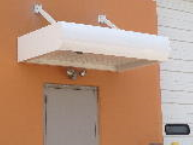 Door Awning On Orange - Glen Gardner, NJ - Canopy Erectors, Inc