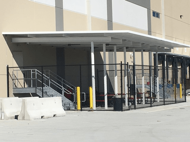 Roof With Fence Whole - Glen Gardner, NJ - Canopy Erectors, Inc