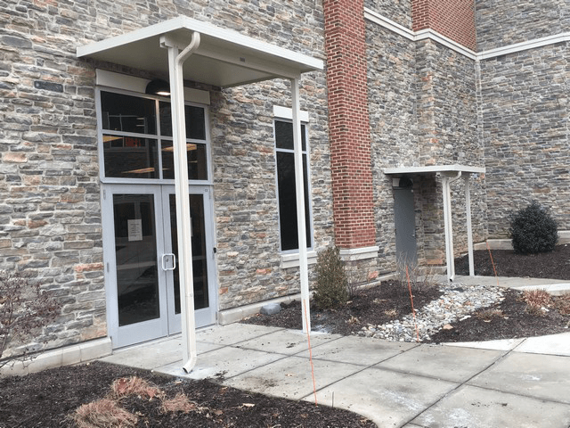 Roof In Two Doors - Glen Gardner, NJ - Canopy Erectors, Inc