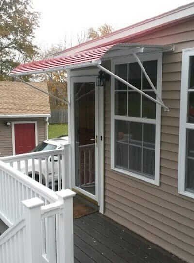 Awning Fx On Door - Glen Gardner, NJ - Canopy Erectors, Inc
