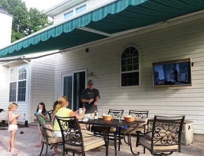 Awning Fx Outside - Glen Gardner, NJ - Canopy Erectors, Inc