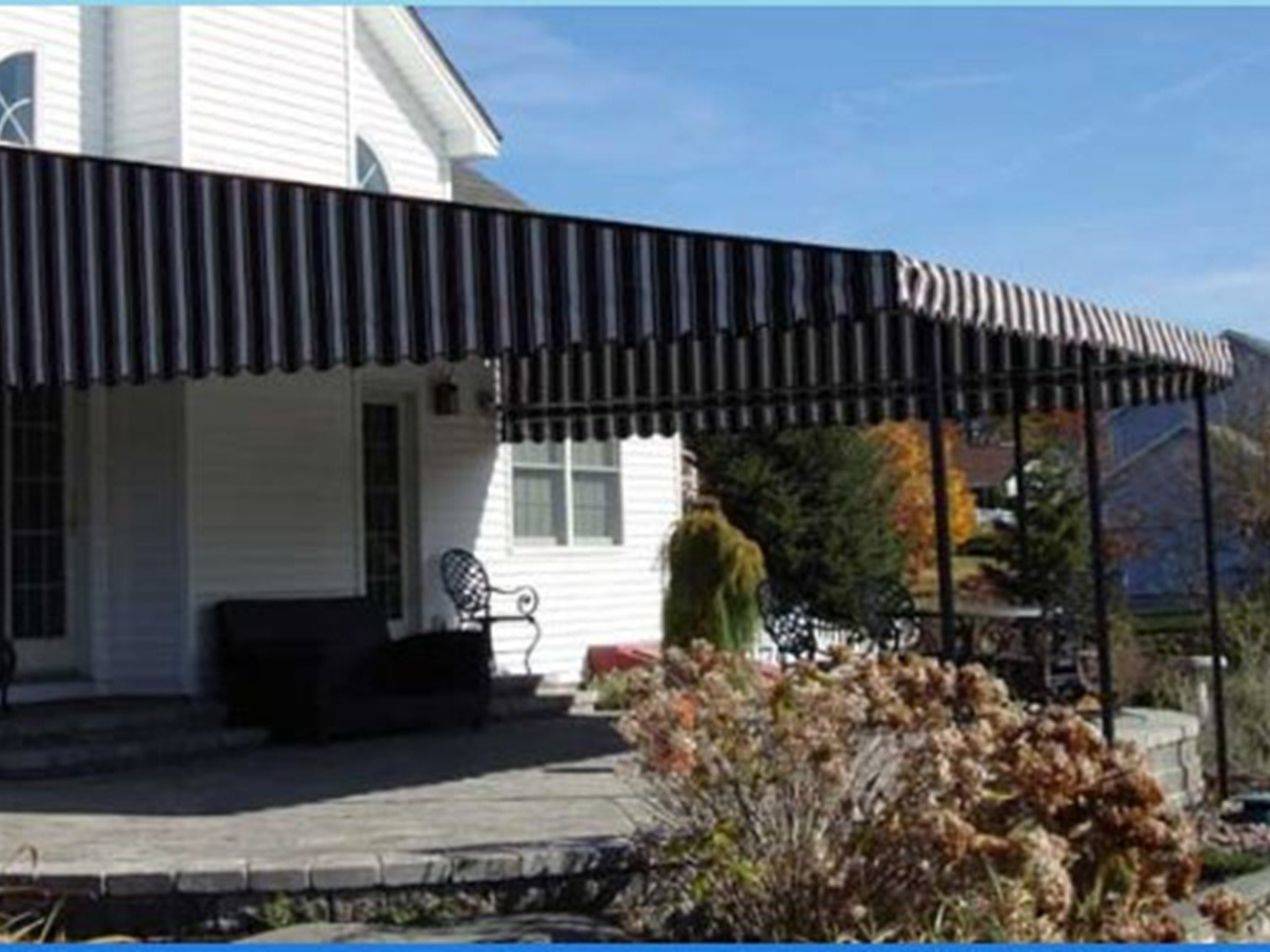 Stationary Residential Awning - Glen Gardner, NJ - Canopy Erectors, Inc