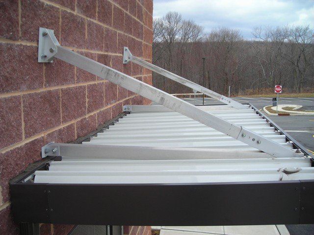 Door Awning Above - Glen Gardner, NJ - Canopy Erectors, Inc