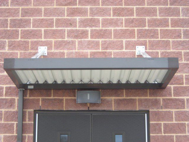 Awning On Two Door - Glen Gardner, NJ - Canopy Erectors, Inc