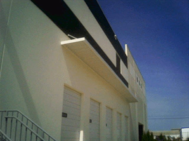 Awning On Factory Door - Glen Gardner, NJ - Canopy Erectors, Inc