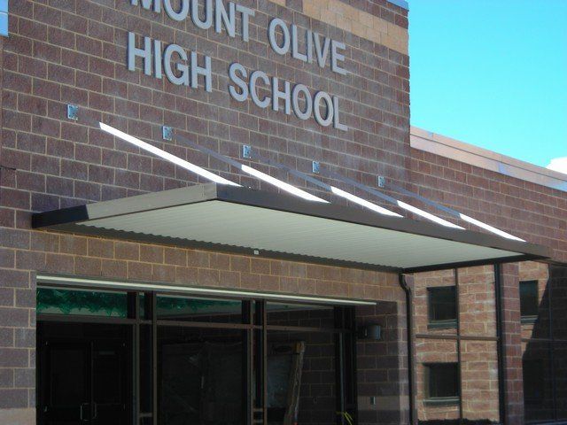 Mount Olive Door Awning - Glen Gardner, NJ - Canopy Erectors, Inc