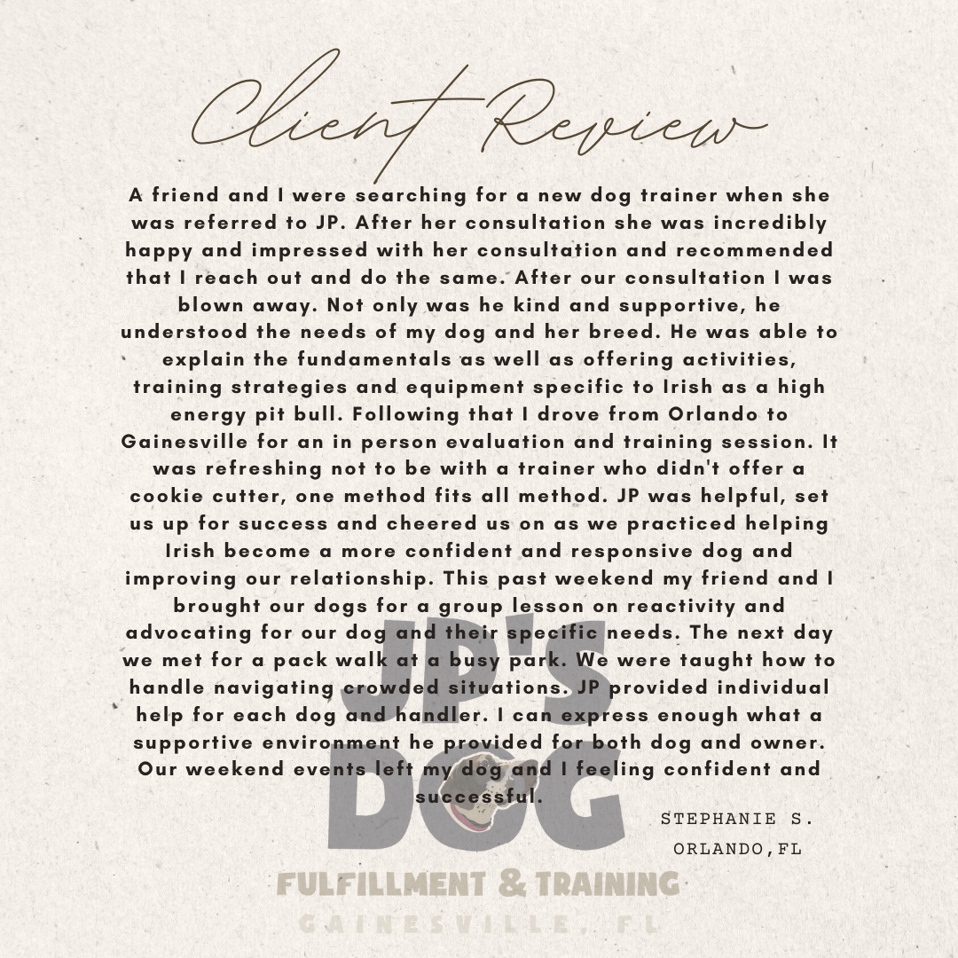 A client review from fulfillment & training in orlando florida