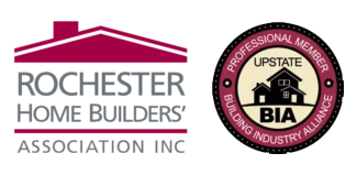 Two logos for rochester home builders association inc