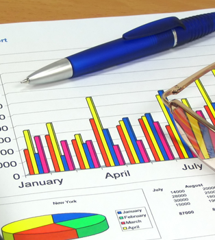 Pen On a Financial Report