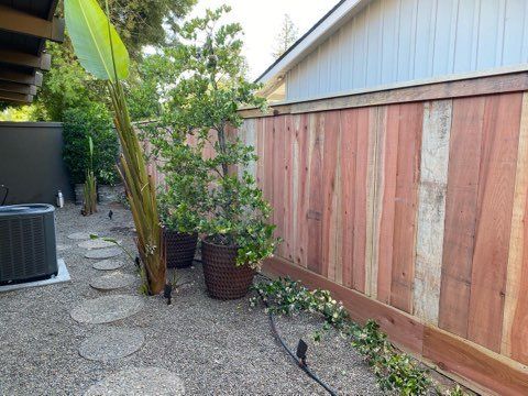 Wooden Fence At The Back Of House - Clovis, CA - Mac Fencing