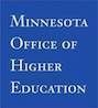 The logo for the minnesota office of higher education.