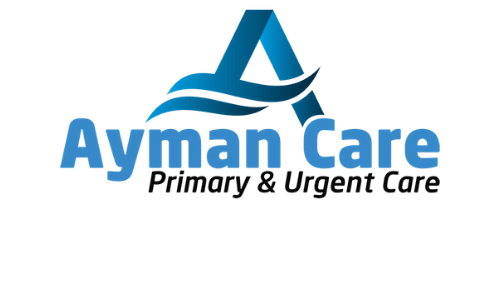 A logo for ayman care primary and urgent care