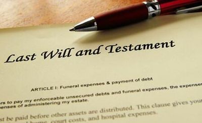 Last Will and Testament Papers with a Pen — Will in Lodi, CA