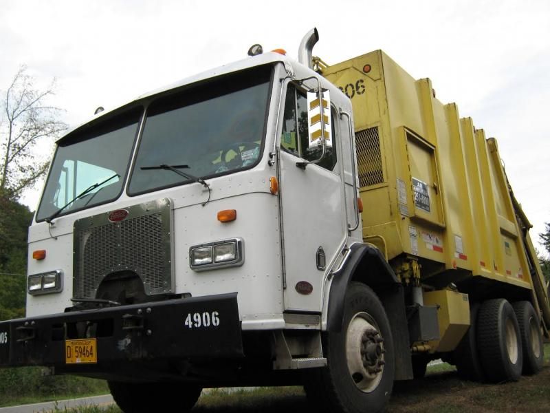 yellow dump truck