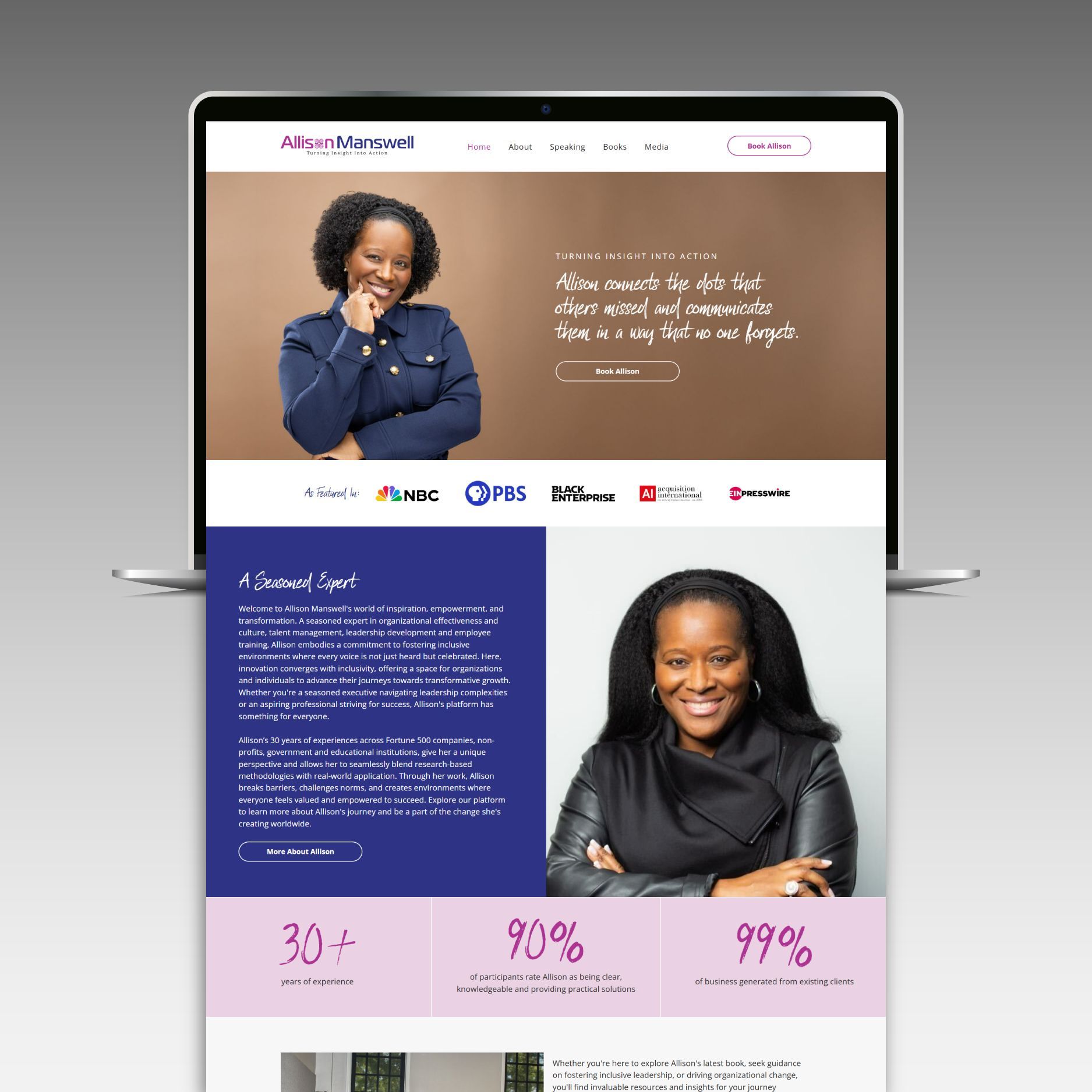 Allison Manswell website