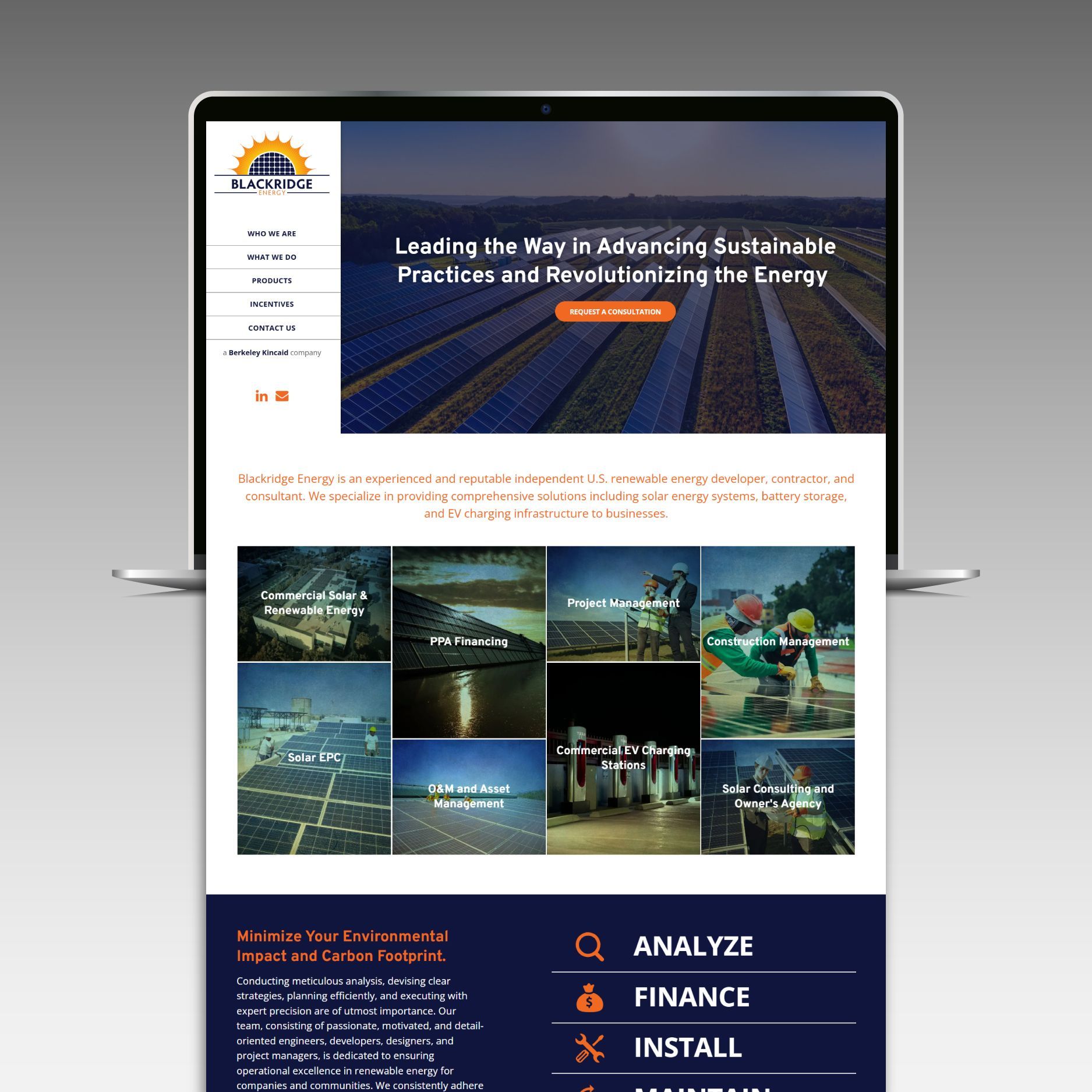 BlackRidge Energy website