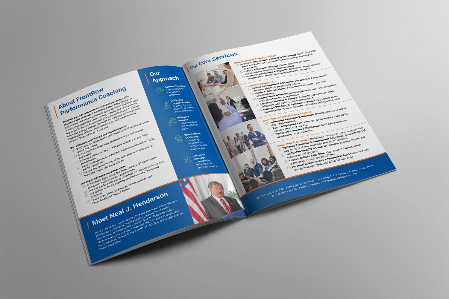 FrontRow Performance Coaching booklet