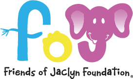 A logo for the friends of jaclyn foundation