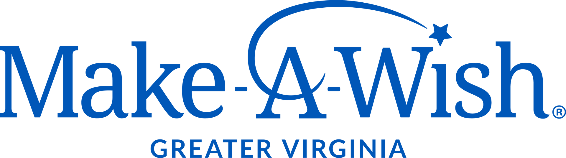 A make a wish logo for greater virginia