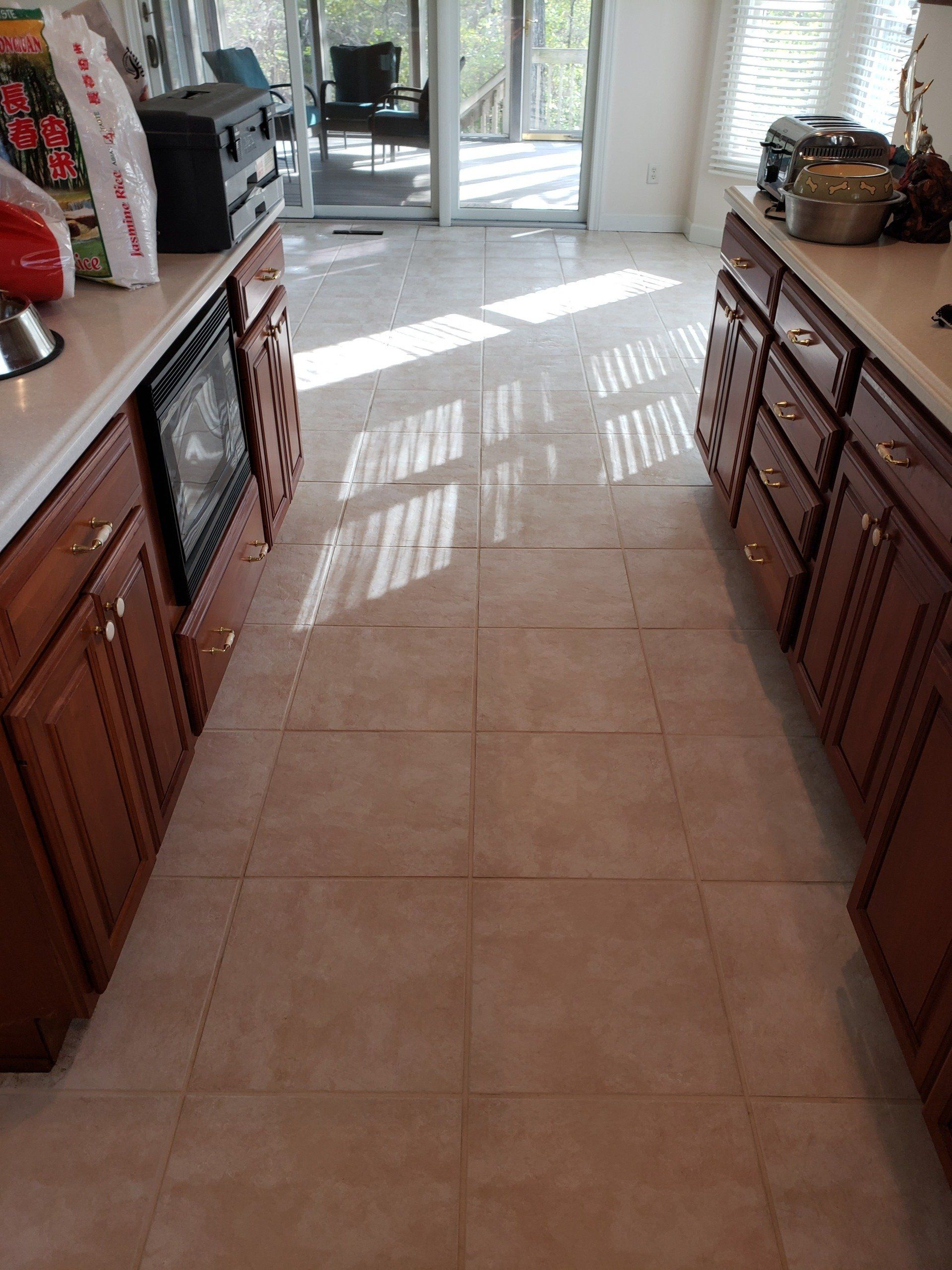 Tile and grout cleaning in the Quad Cities by Mr. B's.