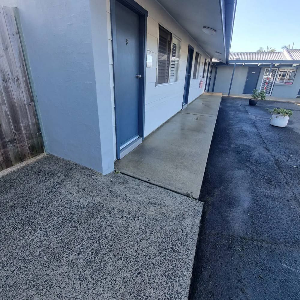 Cleaned Concrete Walkway — Jervis Bay Pressure Washing & Property Maintenance in Sanctuary Point, NSW