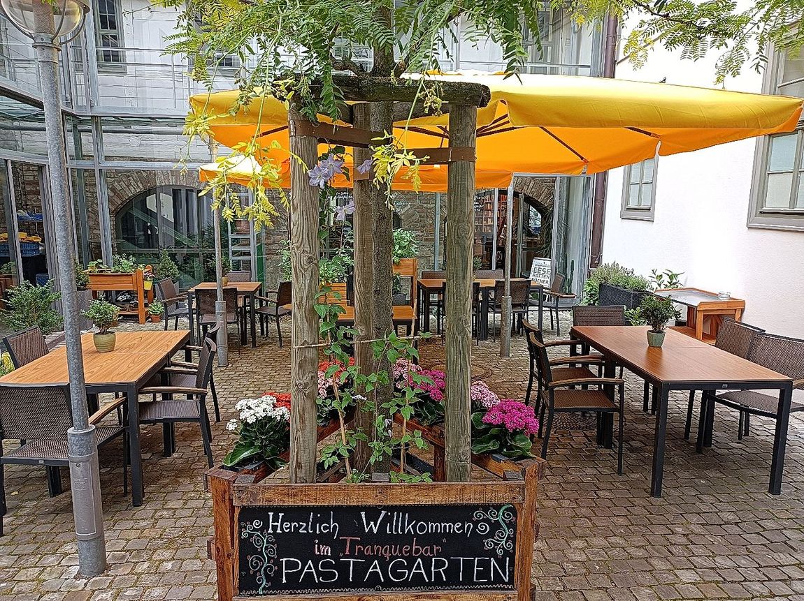 Unser gemütlicher und ruhiger Innenhof.