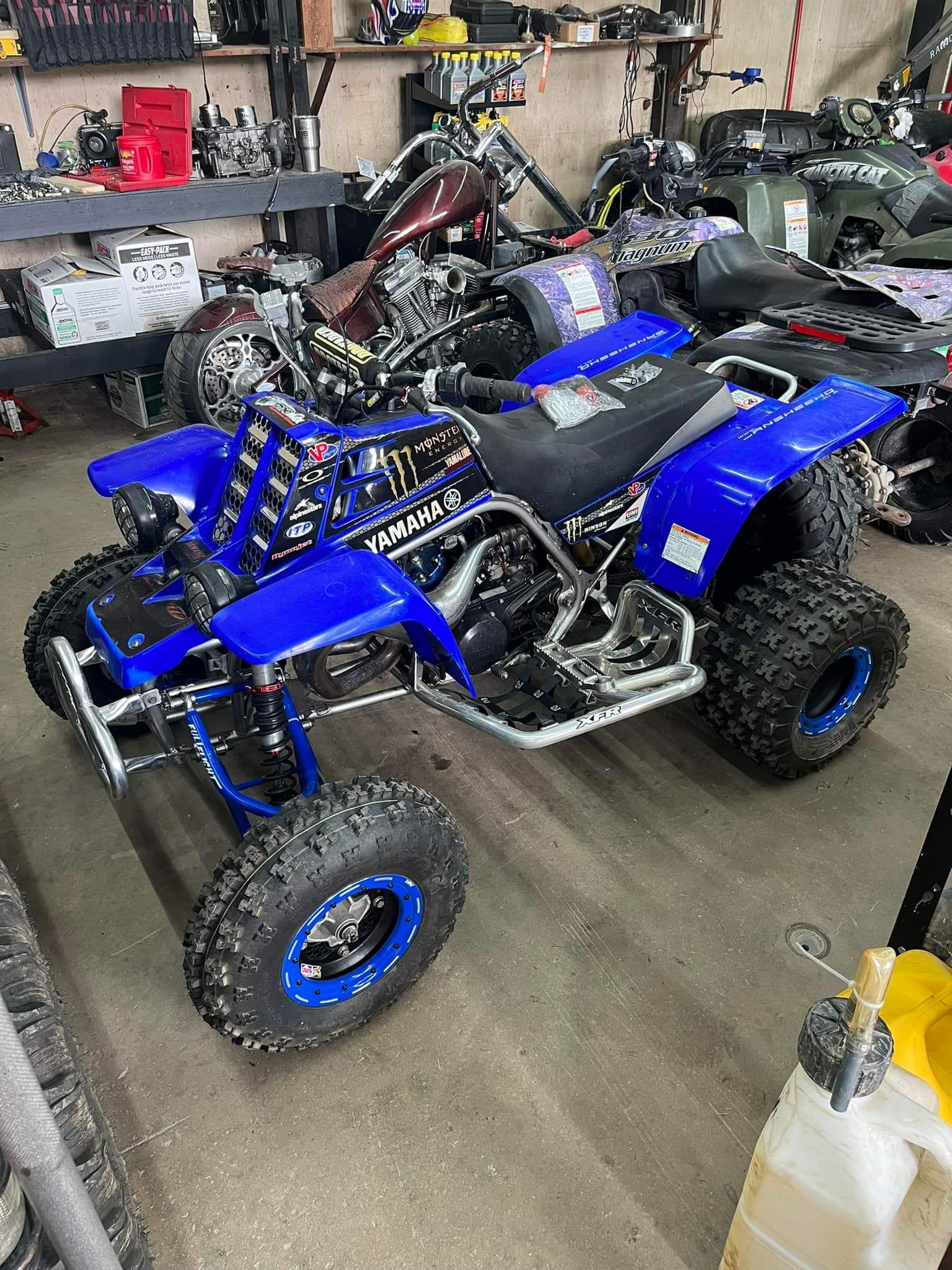 Blue ATV