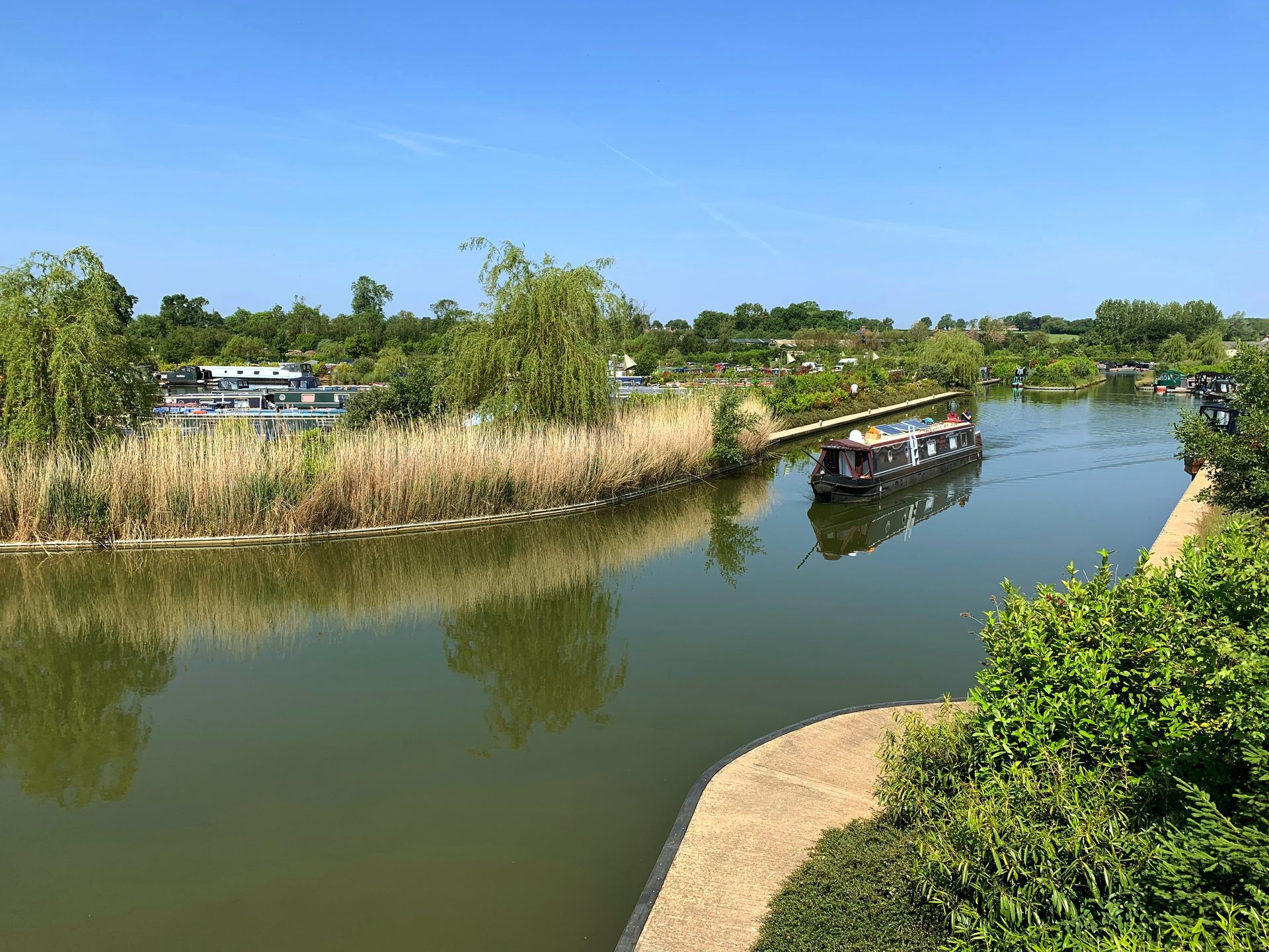 A view of North Kilworth Marina