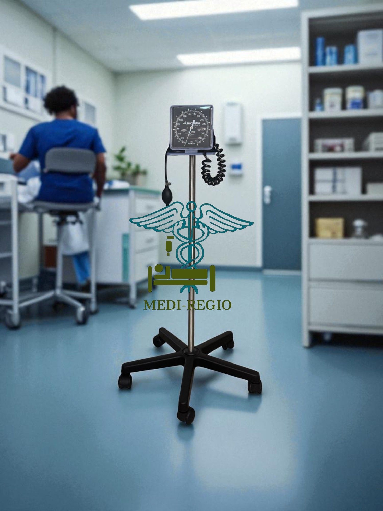 Baumanometro aneroide de pedestal