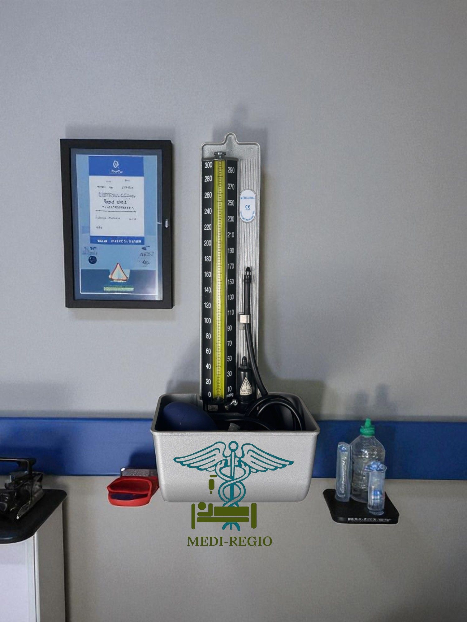 Baumanometro mercurial de pared