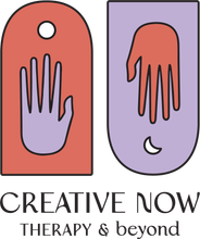 Logo of two hands in portals, with one purple hand pointing up on the left and one orange hand pointing down on the right.