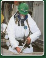 Man In White Safety Suit – Kalamazoo, MI – Clean Earth Environmental Contracting Services