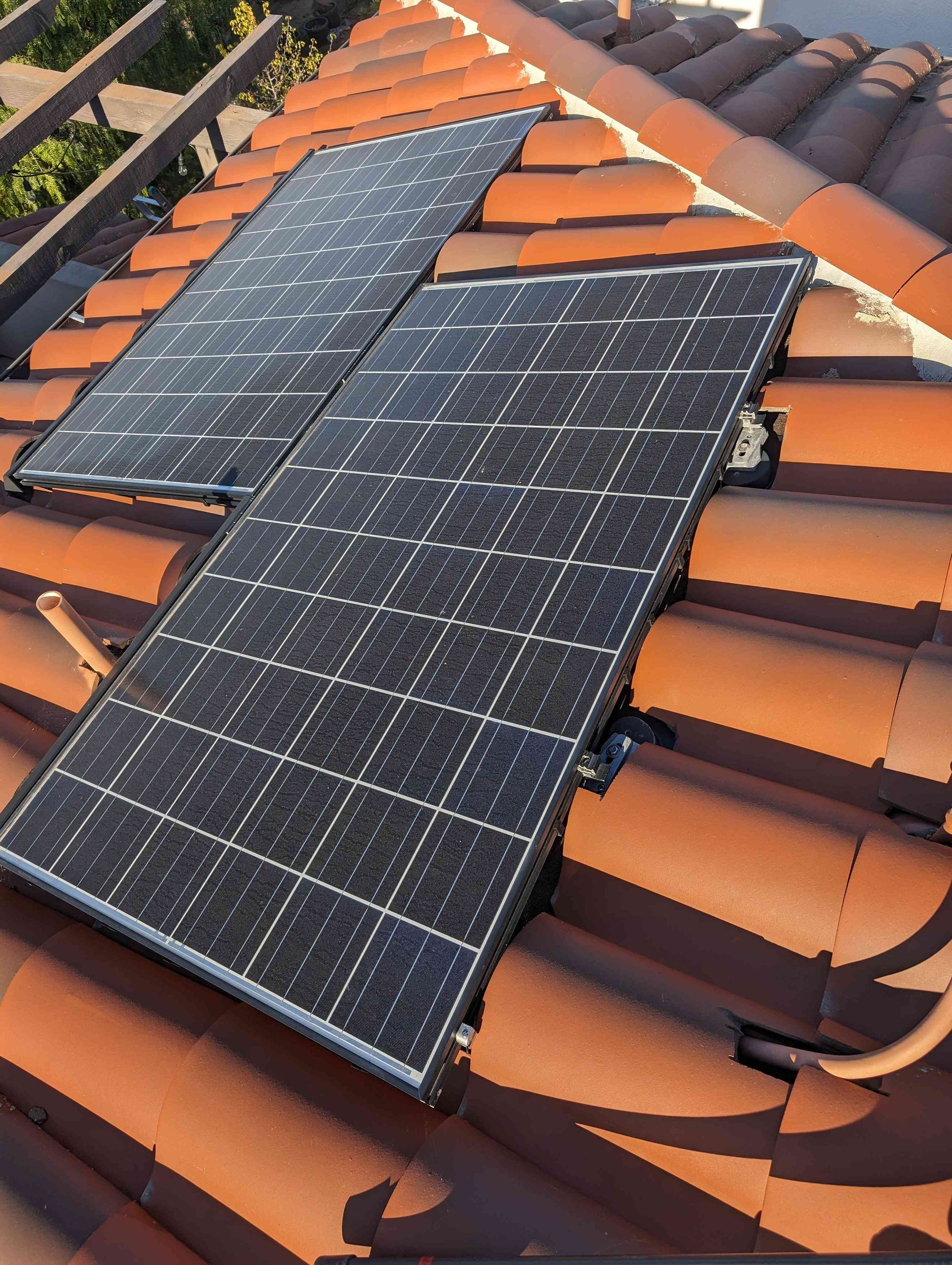 Cleaned Solar Panels