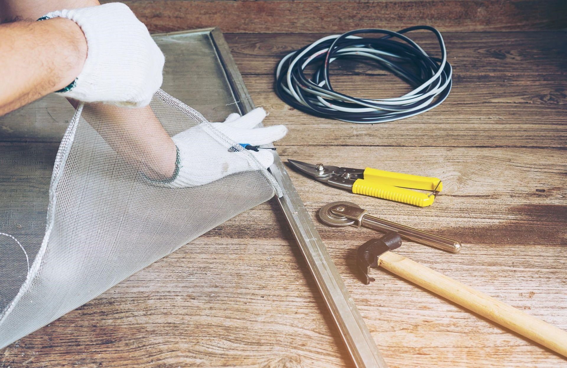 Comparing window screen repair DIY vs. professional screen repair with Clear Wave screen services.