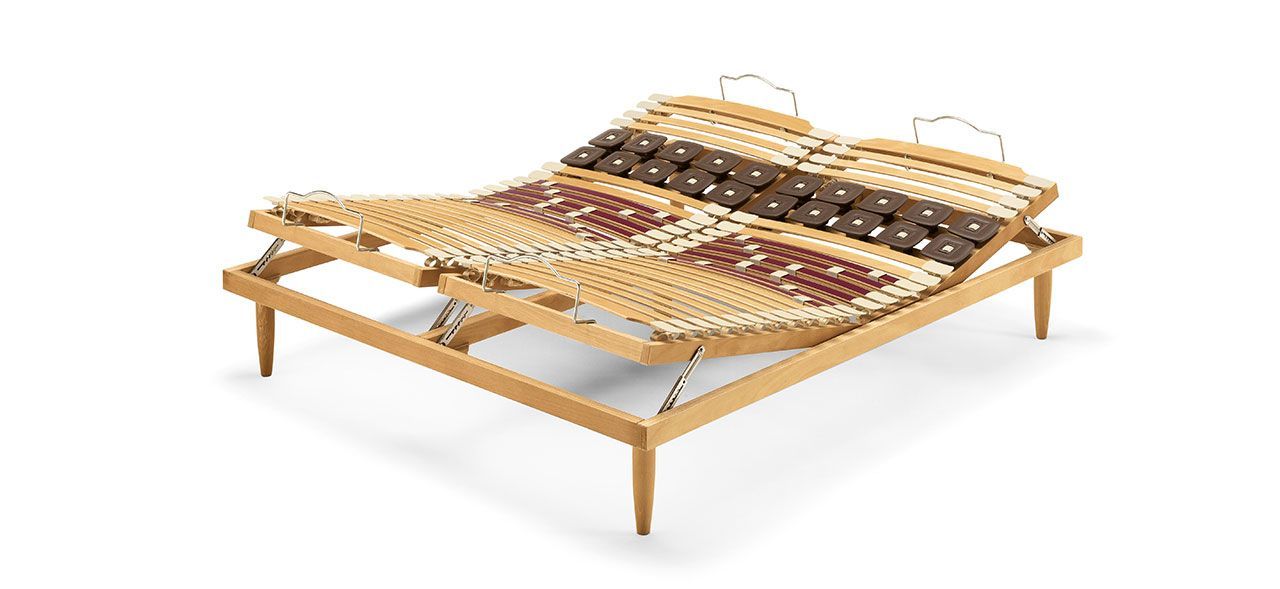 Pegasus 200
Rete con doghe in legno / telaio in legno