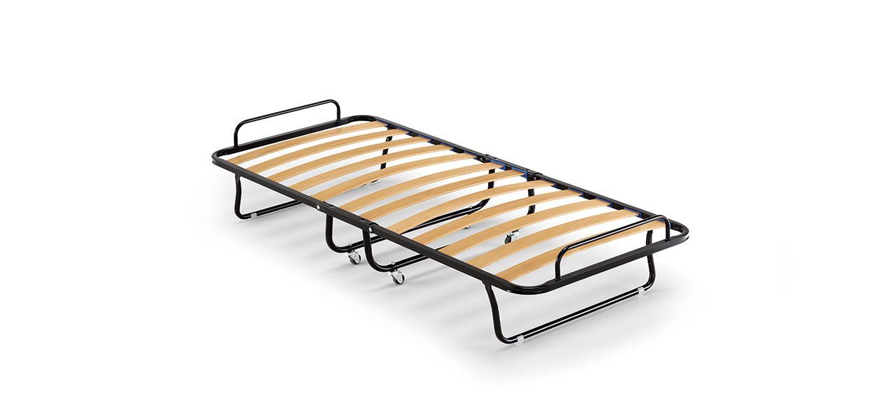 Seven
Rete pieghevole per letto singolo / rete con doghe in legno / telaio in metallo