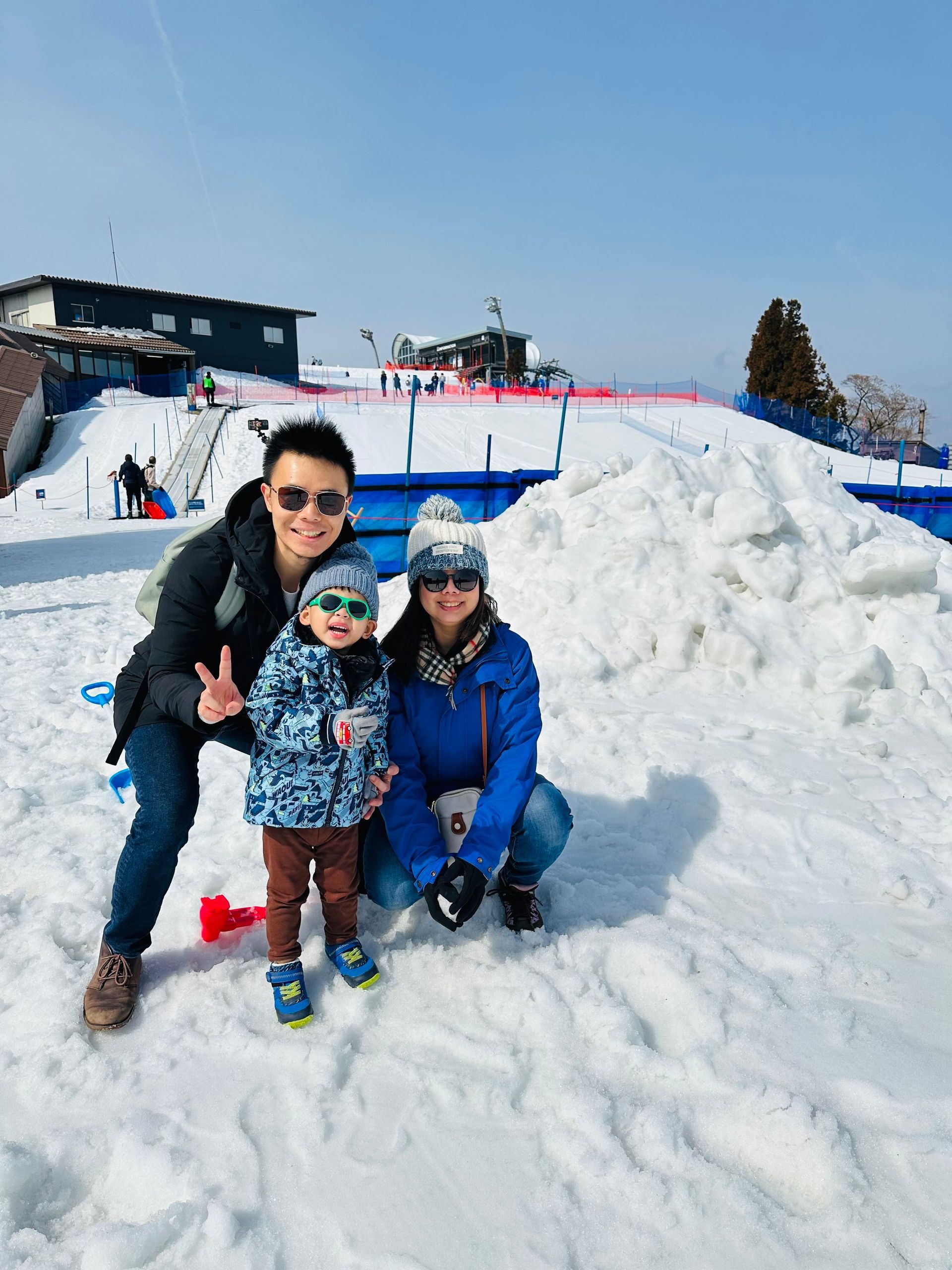 第一次在琵琶湖滑雪場玩雪
