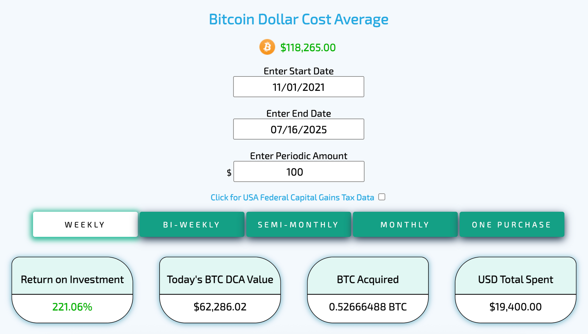 Bitcoin DCA