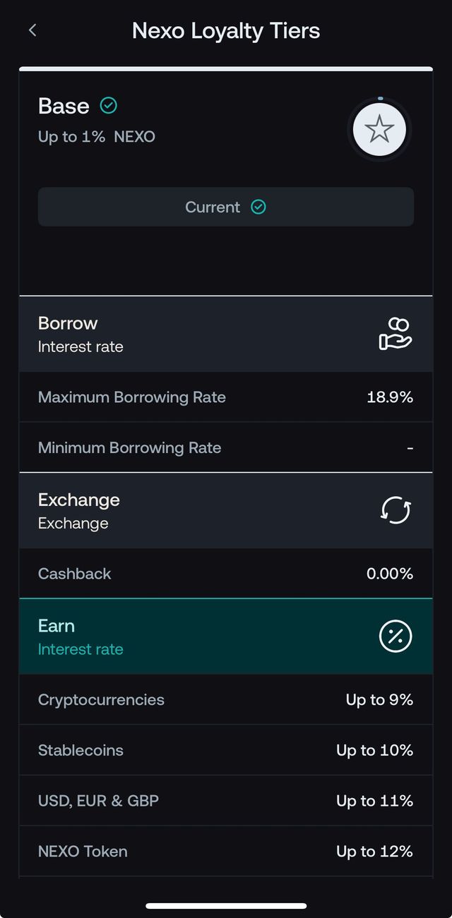2025最新｜加密貨幣借貸平台Nexo - USDT活存利率最低9%，使用心得推薦