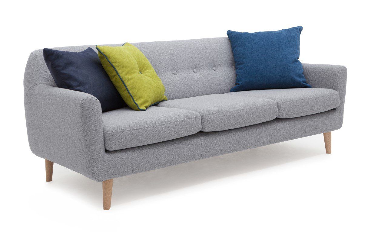 modern blue couch