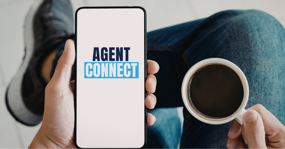 Person holding a phone displaying 