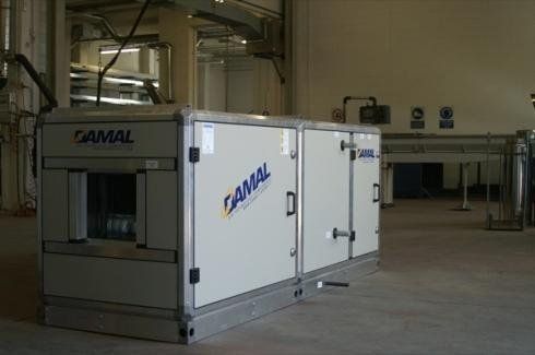 centrale per il trattamento dell'aria realizzata da Damal