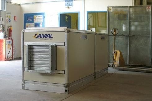 vista centrale di trattamento aria