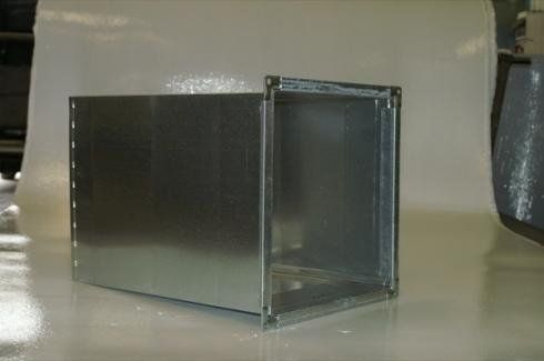 dettaglio canalizzazione in lamiera