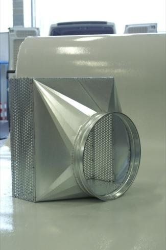 componente per canalizzazione in lamiera